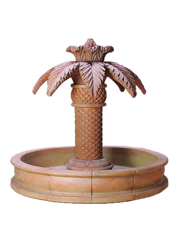 Palm Springs Cast Stone Outdoor Garden Fountain Fountain Tuscan